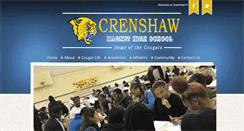 Desktop Screenshot of crenshawhs.org